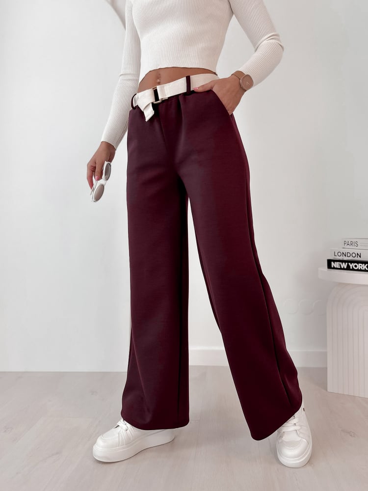 SPODNIE ROWAN BORDOWE