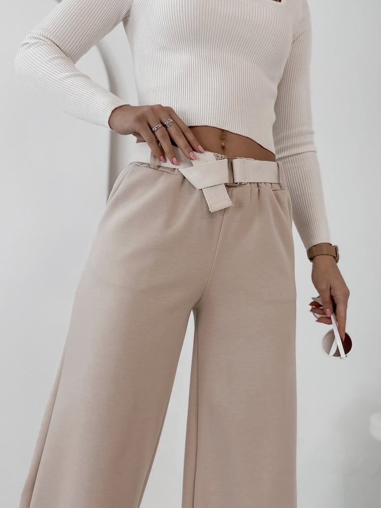 SPODNIE ROWAN BEŻOWE