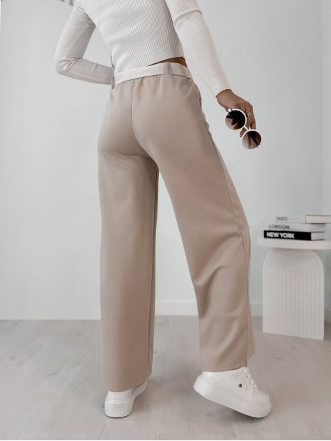 SPODNIE ROWAN BEŻOWE