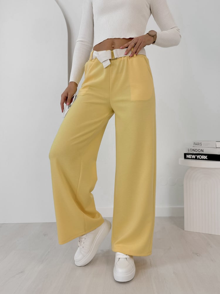 SPODNIE ROWAN ŻÓŁTE