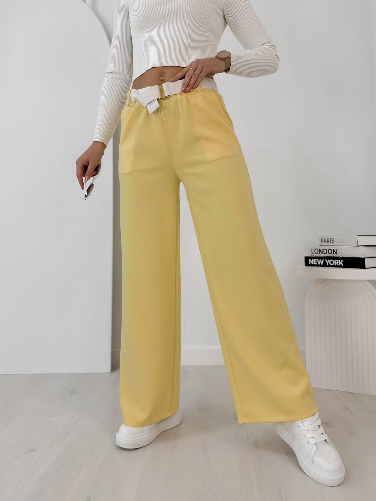 SPODNIE ROWAN ŻÓŁTE