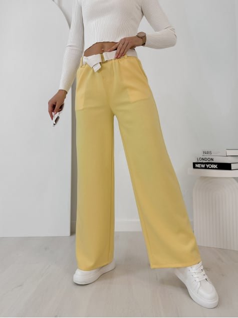 SPODNIE ROWAN ŻÓŁTE