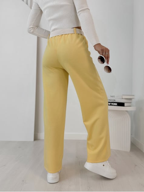 SPODNIE ROWAN ŻÓŁTE