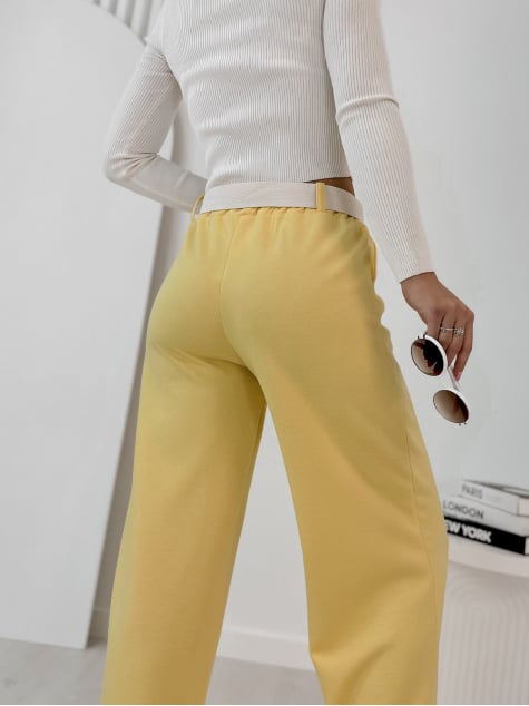 SPODNIE ROWAN ŻÓŁTE
