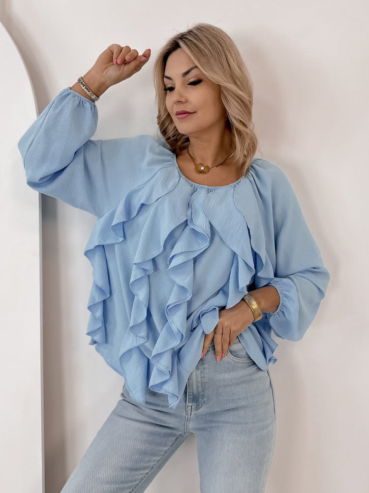 BLUZKA HADLEY BŁĘKITNA