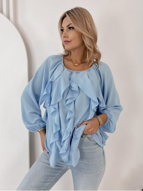 BLUZKA HADLEY BŁĘKITNA