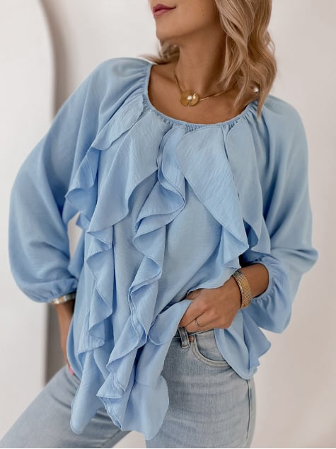 BLUZKA HADLEY BŁĘKITNA