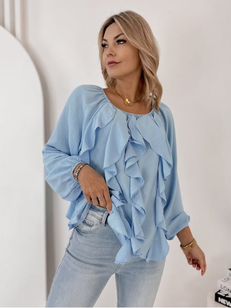 BLUZKA HADLEY BŁĘKITNA