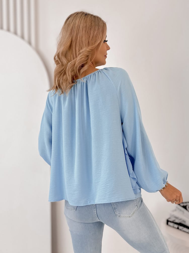 BLUZKA HADLEY BŁĘKITNA