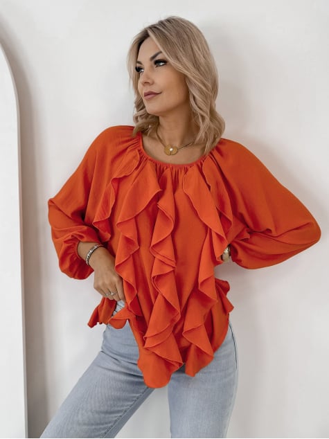 BLUZKA HADLEY POMARAŃCZOWA