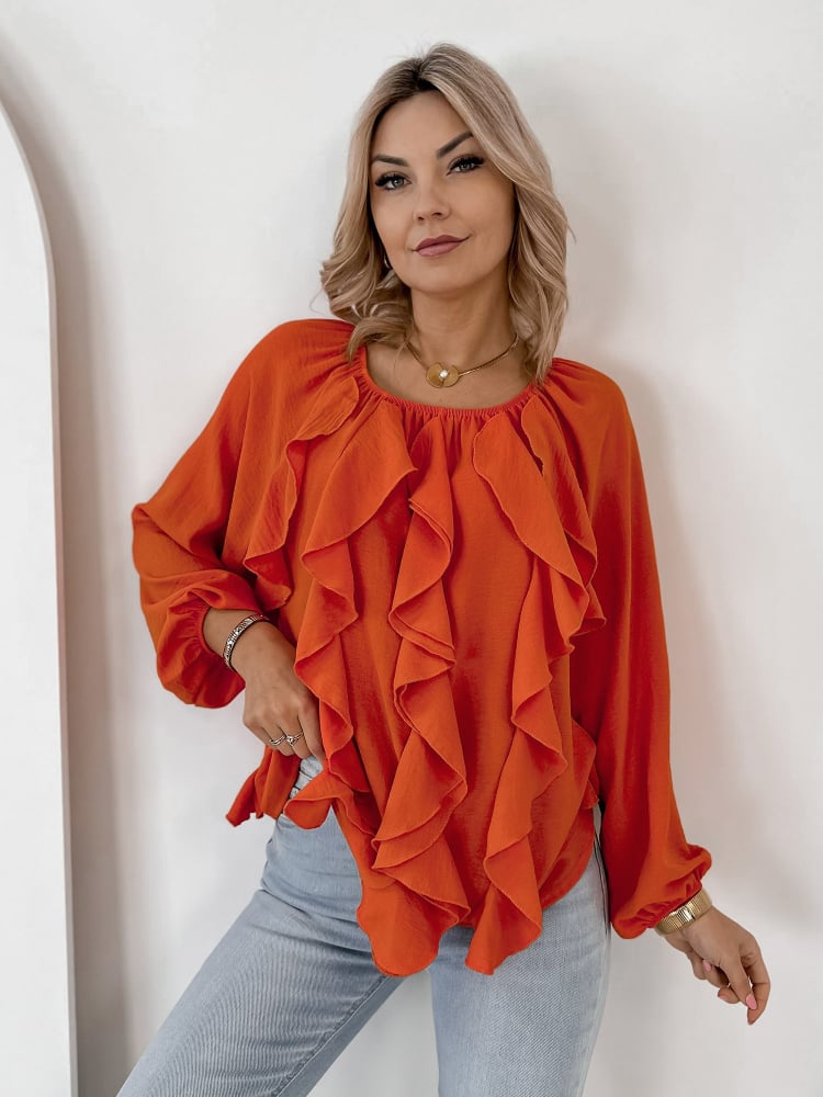 BLUZKA HADLEY POMARAŃCZOWA