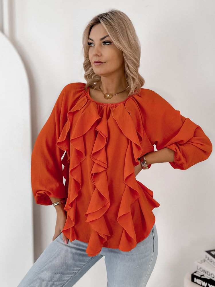 BLUZKA HADLEY POMARAŃCZOWA