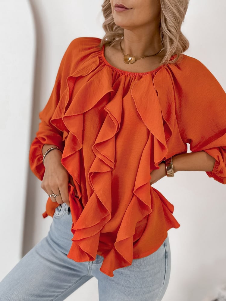 BLUZKA HADLEY POMARAŃCZOWA