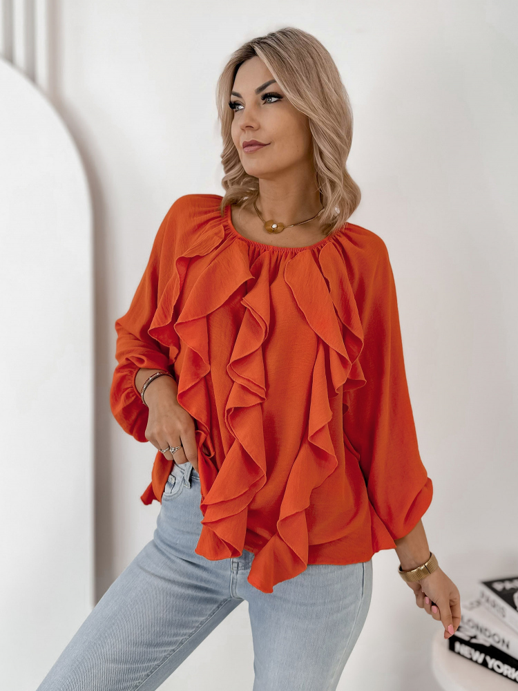 BLUZKA HADLEY POMARAŃCZOWA