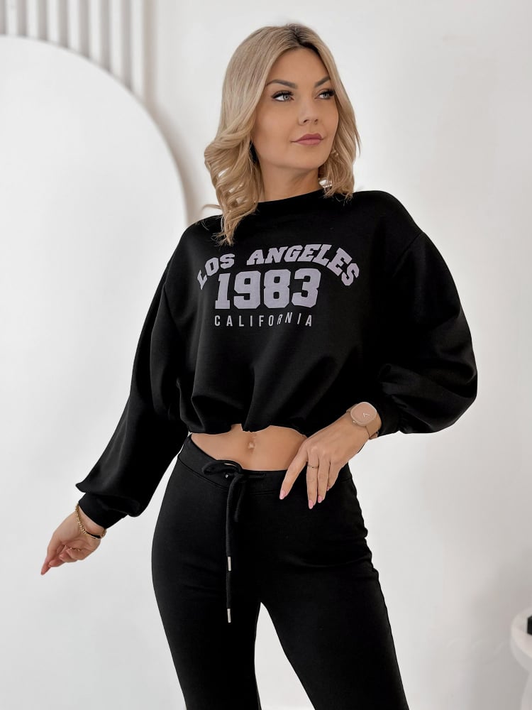 KOMPLET DRESOWY LAUREL CZARNY