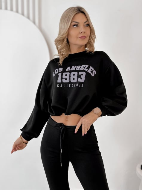 KOMPLET DRESOWY LAUREL CZARNY