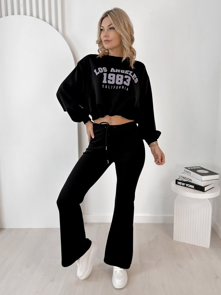 KOMPLET DRESOWY LAUREL CZARNY