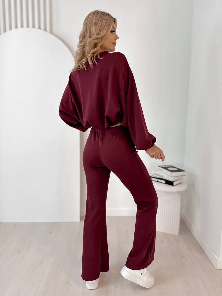 KOMPLET DRESOWY LAUREL BORDOWY