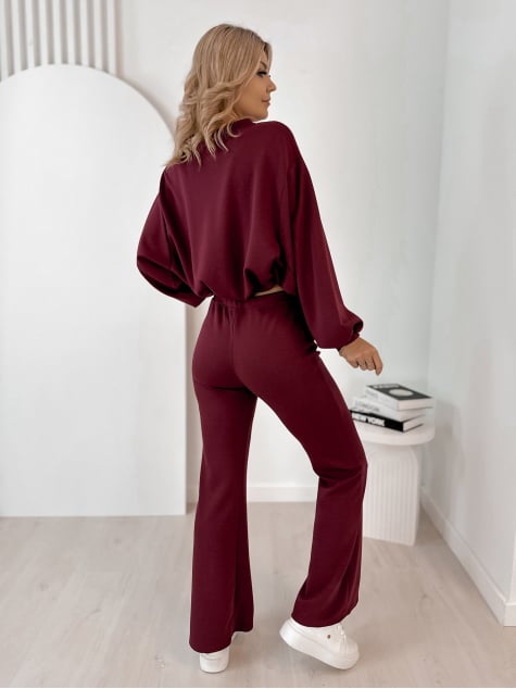 KOMPLET DRESOWY LAUREL BORDOWY