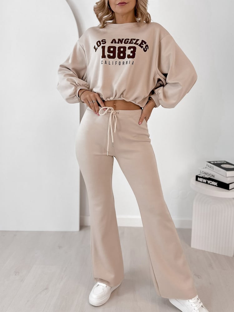 KOMPLET DRESOWY LAUREL BEŻOWY