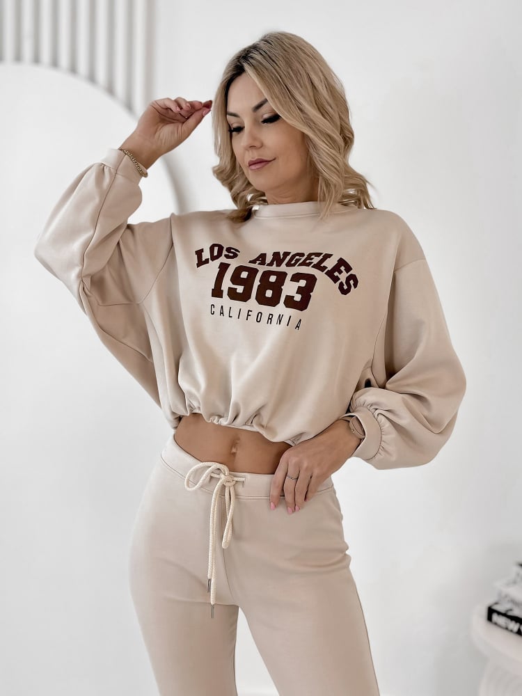 KOMPLET DRESOWY LAUREL BEŻOWY