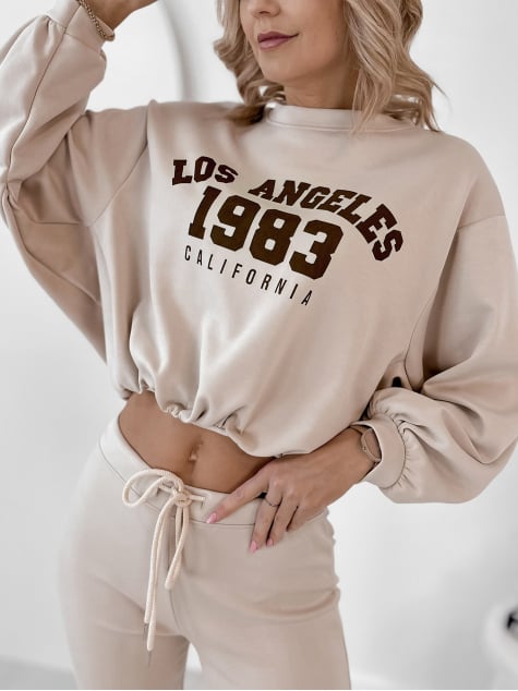 KOMPLET DRESOWY LAUREL BEŻOWY