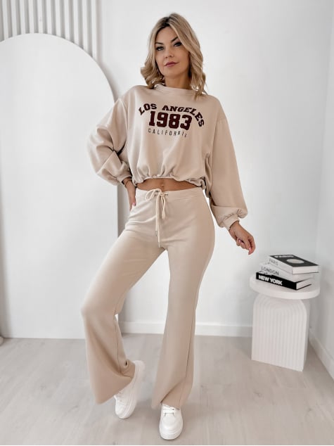 KOMPLET DRESOWY LAUREL BEŻOWY