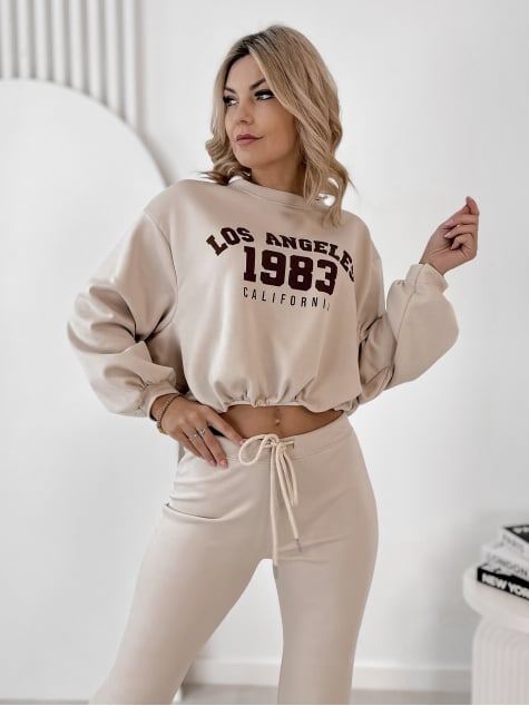 KOMPLET DRESOWY LAUREL BEŻOWY