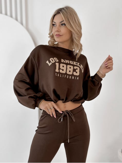 KOMPLET DRESOWY LAUREL BRĄZOWY