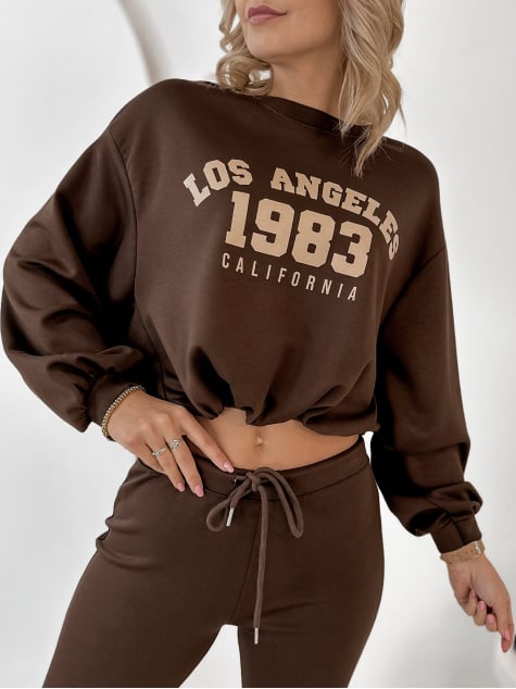 KOMPLET DRESOWY LAUREL BRĄZOWY