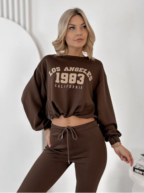 KOMPLET DRESOWY LAUREL BRĄZOWY