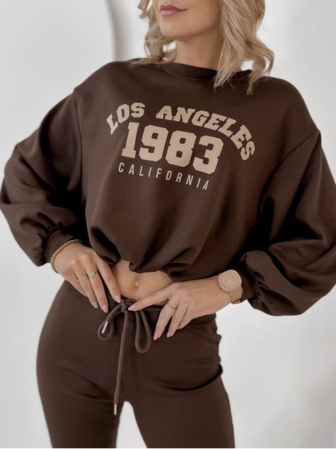 KOMPLET DRESOWY LAUREL BRĄZOWY