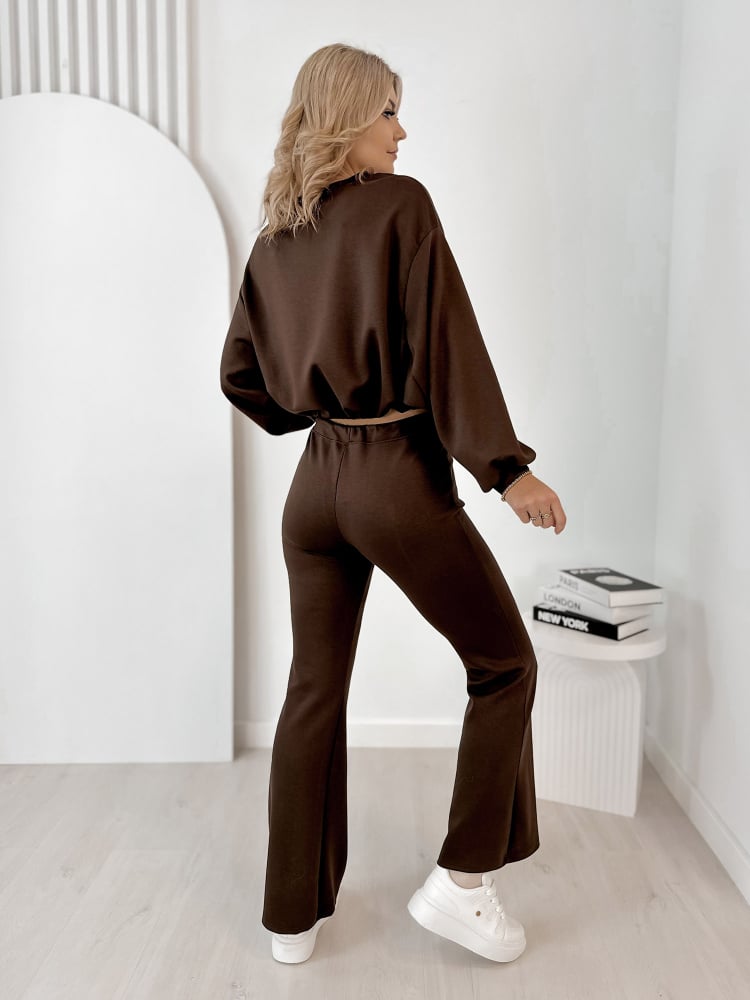 KOMPLET DRESOWY LAUREL BRĄZOWY