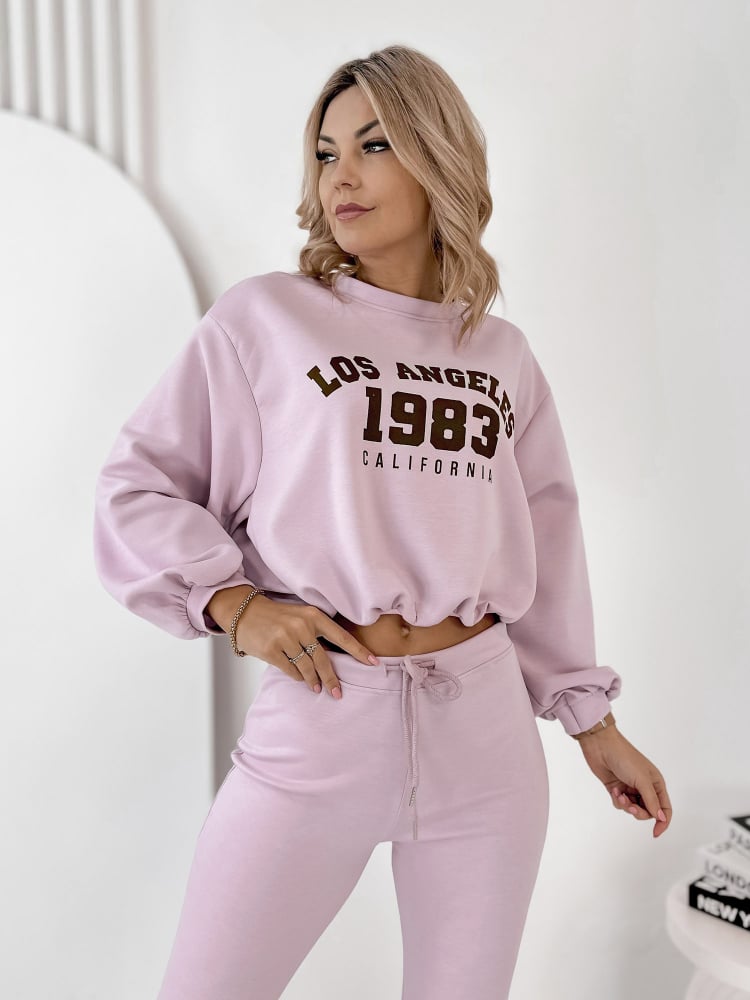 KOMPLET DRESOWY LAUREL LILIOWY