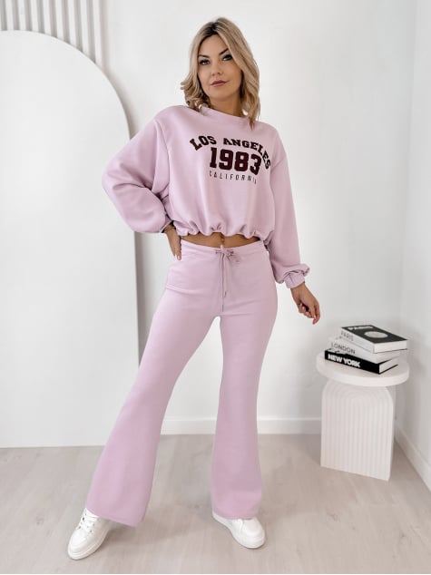 KOMPLET DRESOWY LAUREL LILIOWY