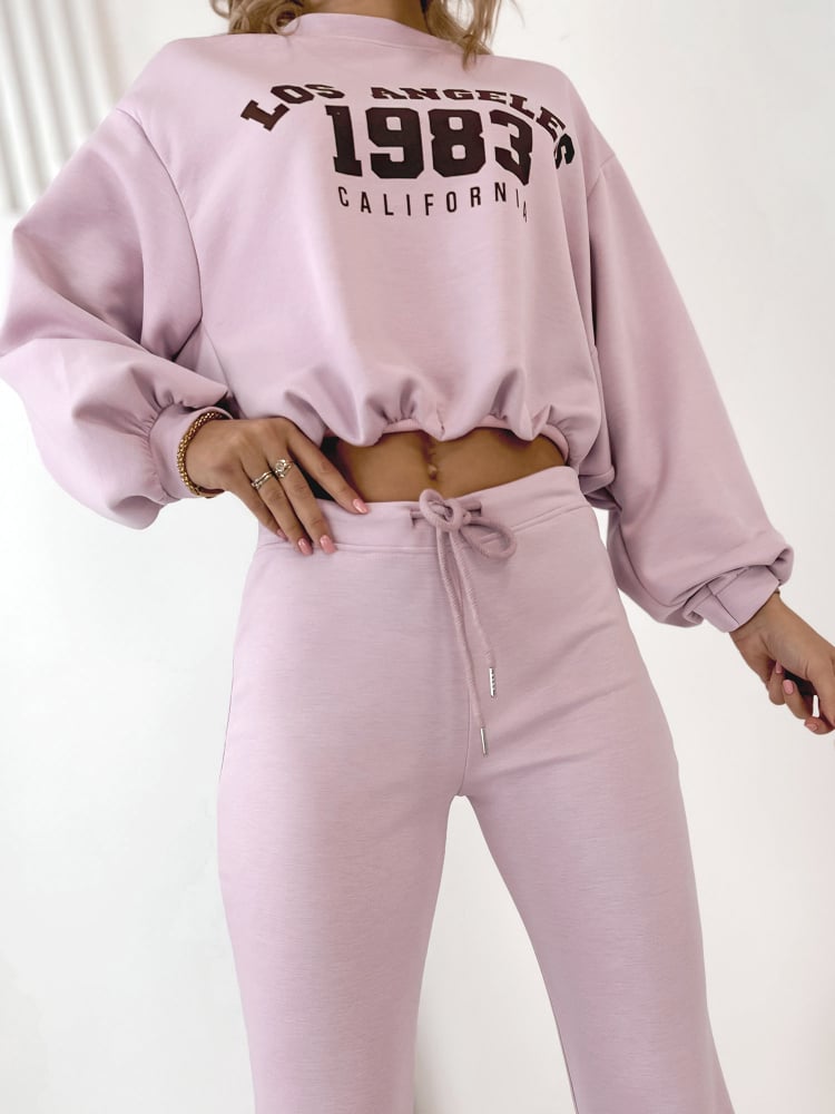 KOMPLET DRESOWY LAUREL LILIOWY