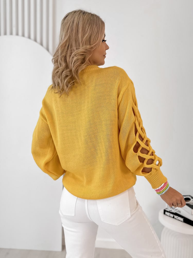 SWETER ARDEN ŻÓŁTY