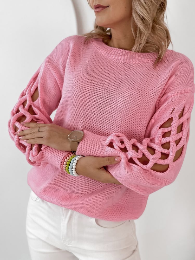 SWETER ARDEN RÓŻOWY