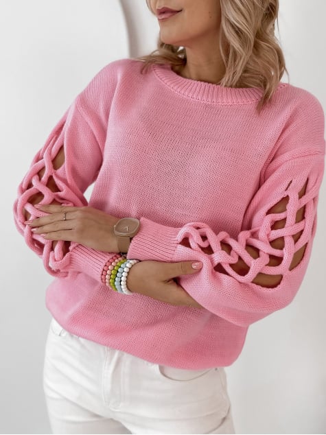 SWETER ARDEN RÓŻOWY