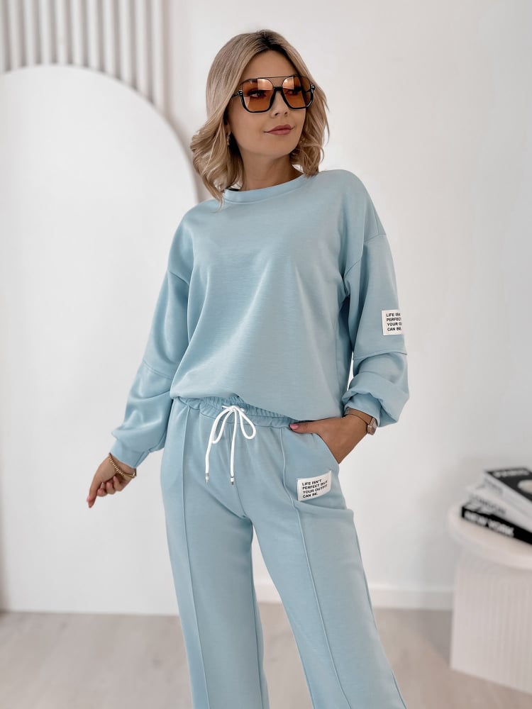 KOMPLET DRESOWY CORTEZ BŁĘKITNY