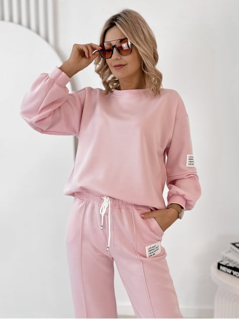 KOMPLET DRESOWY CORTEZ PUDROWY RÓŻ