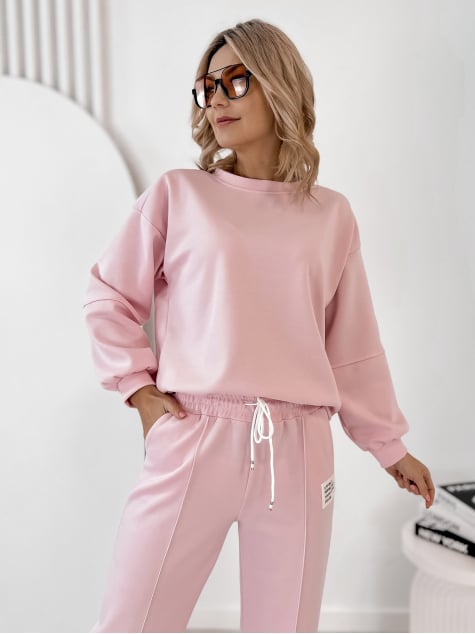 KOMPLET DRESOWY CORTEZ PUDROWY RÓŻ