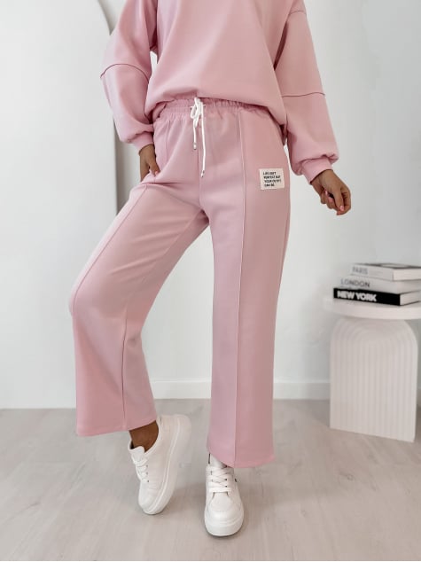 KOMPLET DRESOWY CORTEZ PUDROWY RÓŻ