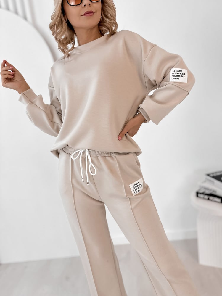 KOMPLET DRESOWY CORTEZ BEŻOWY