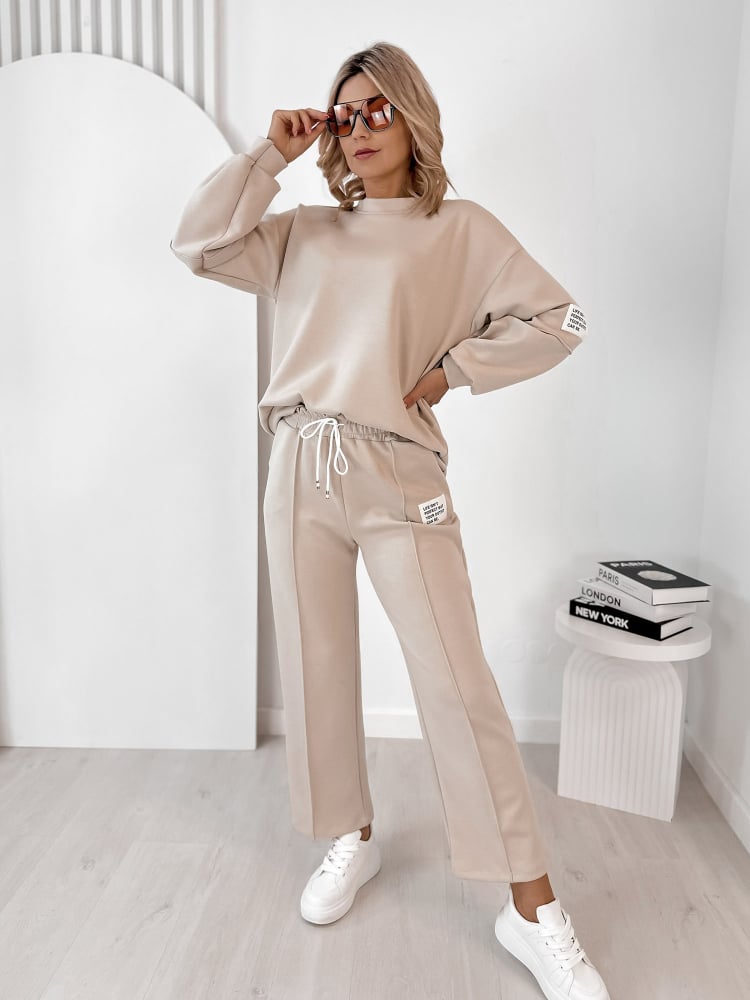 KOMPLET DRESOWY CORTEZ BEŻOWY