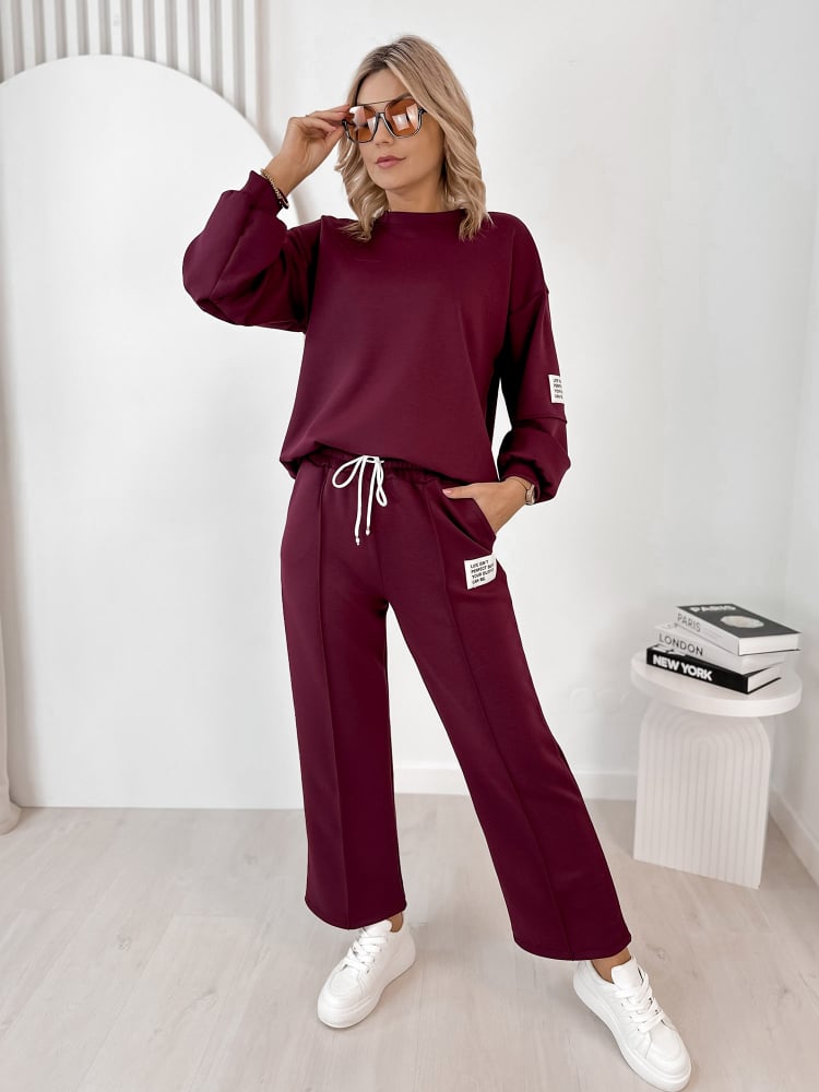 KOMPLET DRESOWY CORTEZ BORDOWY