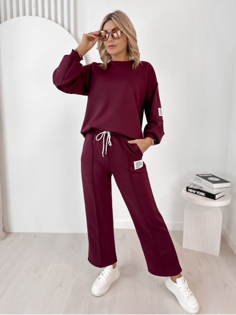 KOMPLET DRESOWY CORTEZ BORDOWY