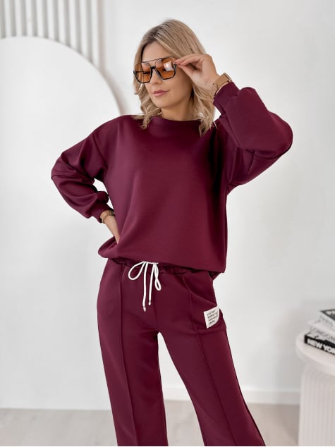 KOMPLET DRESOWY CORTEZ BORDOWY