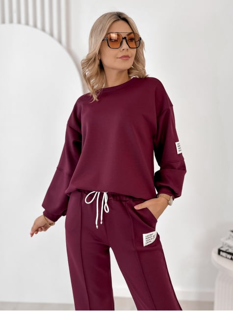 KOMPLET DRESOWY CORTEZ BORDOWY