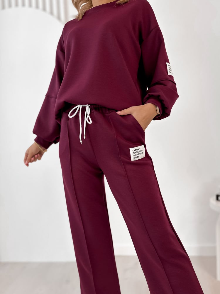 KOMPLET DRESOWY CORTEZ BORDOWY